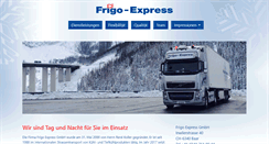 Desktop Screenshot of frigo-express.ch