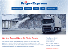 Tablet Screenshot of frigo-express.ch